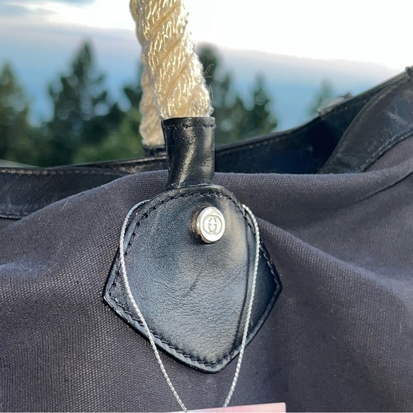 โ๏ธ Gucci: Rope Embroidered Yacht Club Anchor Cruise Tote Bag - Picture 9 of 17